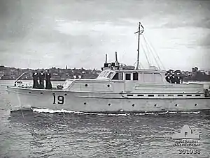 HMAS Nereus on Sydney Harbour