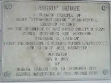 Plaque for architecture