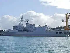 Moored at the Devonport Naval Base