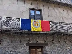 Image 31Andorran flag on a balcony, Ordino (from Andorra)