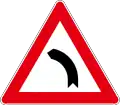 A05A curve to the left