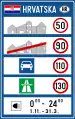 C109Maximum speed limits on each road