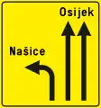 III-202Lane change with settlement directions