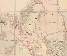 Map of the Parish in Windsor.