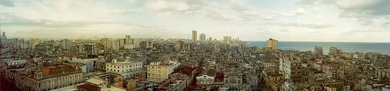 View of Havana from hotel Sevilla