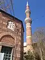 The minaret of the Hacı Bayram Mosque.