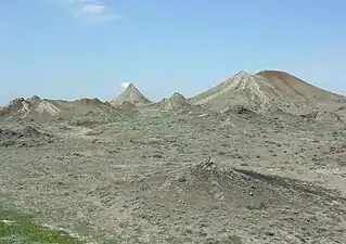 Haciqabul mud volcanoes