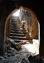 Hadsar fort stone gate