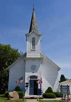 Hauge Lutheran Church in Norway