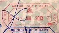 Entry stamp