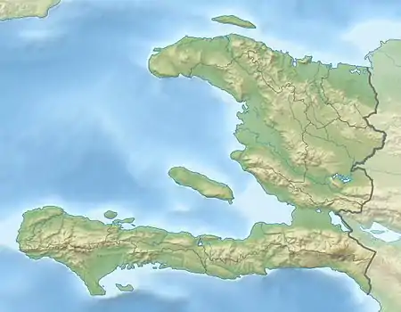 Étang Saumâtre is located in Haiti