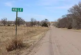 County Road LL.5 in Hale, looking north.