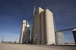 Grain elevator in Hale Center