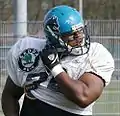 Sea Devils offensive lineman Brandon Newton