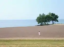 View of the beach at Hamlin Beach State Park.