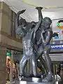 Statue in entrance to Hammersmith Broadway