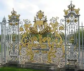 Hampton Court Palace, screen representing Scotland, c. 1700