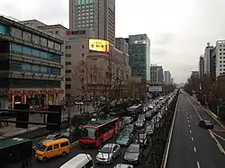 Downtown Hangzhou in Xiacheng