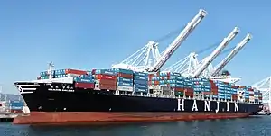 Hanjin container ship