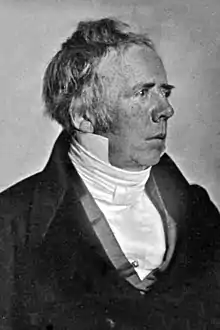 Close-up portrait of Hans Christian Ørsted