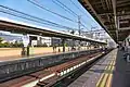 View of the platforms in December 2021