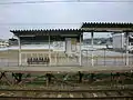 Passenger shelter on platform 2.