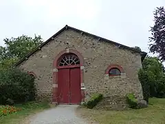 Shed for horse-drawn vehicles.