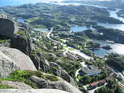 View of Hardbakke (looking southwest)