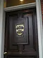 Front door with Boston Bar Association emblem