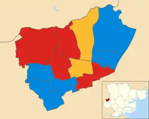 2007 results map