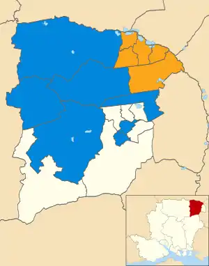 2003 results map