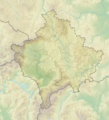 Big Vraca is located in Kosovo