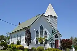 Former Methodist church at Hartsburg