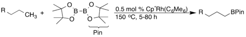 Hartwig borylation