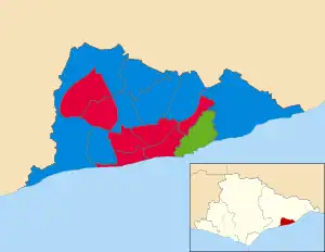 2021 results map