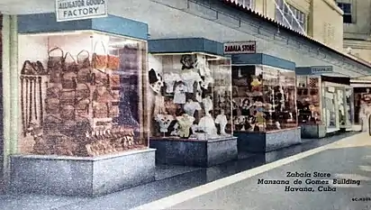 Zabala Store, Interior passageway Manzana de Gomez Building, Havana, Cuba