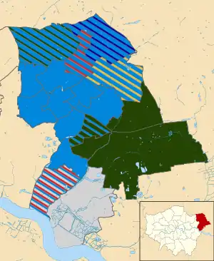 Havering 2006 results map