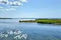 Part of the reef protecting the Viking Age harbor