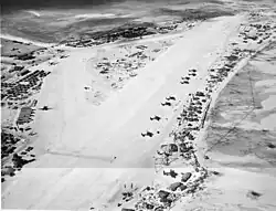 Long range aircraft at Hawkins Field (Tarawa), March 1944