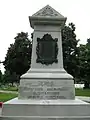 Rear of Haymarket Martyrs' Monument.