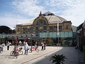 Halle (Saale) Hauptbahnhof, the main railway station