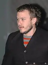 A photograph of Heath Ledger