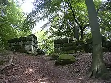 Heidelsburg Castle, west gate