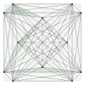 12 points in a square, 3 of 20 minimal triangles shaded (
  
    
      
        A
        ≈
        0.0326
      
    
    {\displaystyle A\approx 0.0326}
  
)