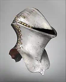 15th-century German frog-mouth helm used in jousting