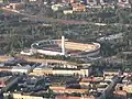 Looking east towards Helsinki Olympic Stadium.