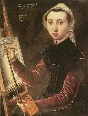 Caterina van Hemessen Self-portrait