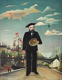 Self-portrait, Henri Rousseau, 1890