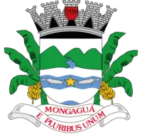 The arms of Mongágua, Brazil