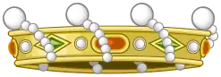 A coronet of a Spanish baron